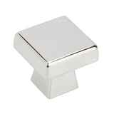 AMEROCK Blackrock Square Cabinet Knob in Polished Chrome (+2 Sizes)