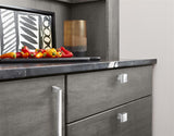 AMEROCK Blackrock Square Cabinet Knob in Polished Chrome (+2 Sizes)