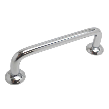 AMEROCK Round Base Backplate for Wire Pulls in Polished Chrome BP34006-CH