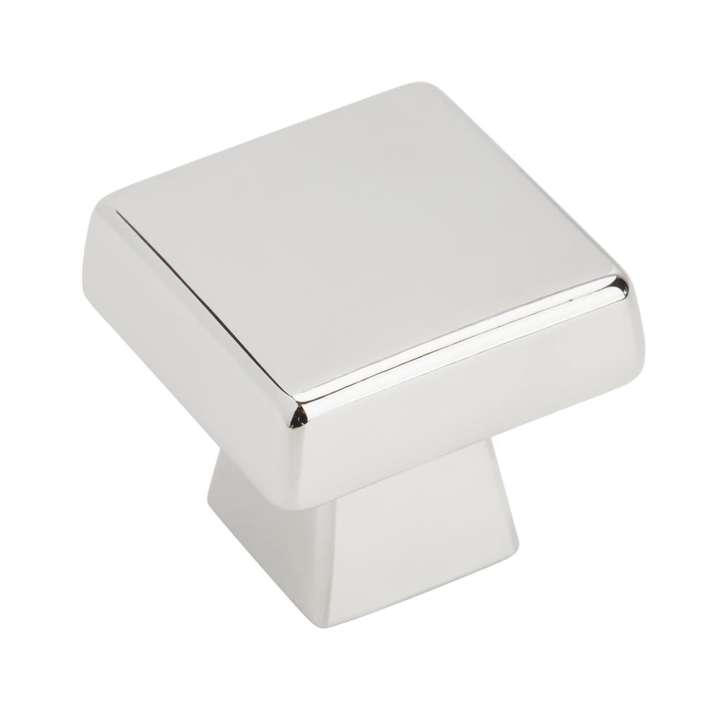 AMEROCK Blackrock Square Cabinet Knob in Polished Chrome (+2 Sizes)