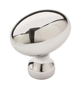 AMEROCK Vaile 1-3/8" Length Oval Cabinet Knob in Polished Chrome