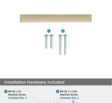 AMEROCK Monument Square Handle Pulls in Golden Champagne (+8 Sizes)