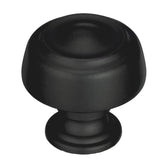 AMEROCK Kane Round Cabinet Knob in Black Bronze