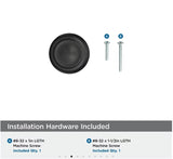 AMEROCK Kane Round Cabinet Knob in Black Bronze