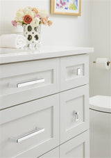 AMEROCK Blackrock Handle Cabinet Pull in Polished Chrome (+7 Sizes)