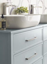 AMEROCK Blackrock Handle Cabinet Pull in Polished Chrome (+7 Sizes)