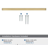 AMEROCK Monument Square Handle Pulls in Champagne Bronze (+8 Sizes)