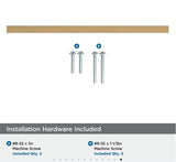 AMEROCK Monument Square Handle Pulls in Champagne Bronze (+8 Sizes)