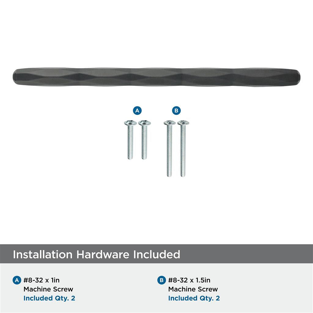 AMEROCK St. Vincent Geometric Bar Pulls in Black Bronze (+6 Sizes)