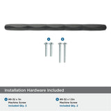 AMEROCK St. Vincent Geometric Bar Pulls in Black Bronze (+6 Sizes)