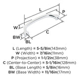 AMEROCK Revitalize Cabinet Handles in Polished Chrome (+7 Sizes)
