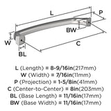 AMEROCK Revitalize Cabinet Handles in Polished Chrome (+7 Sizes)