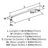 AMEROCK Revitalize Cabinet Handles in Polished Chrome (+7 Sizes)