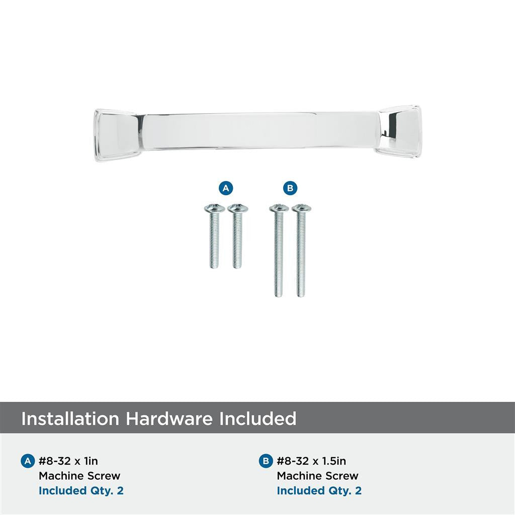 426 AMEROCK Revitalize 3" Center to Center Handle Cabinet Pull - Polished Chrome BP5534326 Hardware