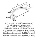 AMEROCK Revitalize Cabinet Handles in Polished Chrome (+7 Sizes)