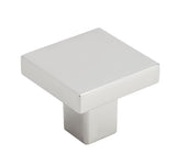 AMEROCK Monument 1-3/16" Length Square Cabinet Knob in Polished Nickel