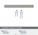 AMEROCK Monument Square Handle Pulls in Polished Nickel (+8 Sizes)