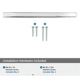 AMEROCK Monument Square Handle Pulls in Polished Nickel (+8 Sizes)