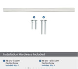 AMEROCK Monument Square Handle Pulls in Polished Nickel (+8 Sizes)