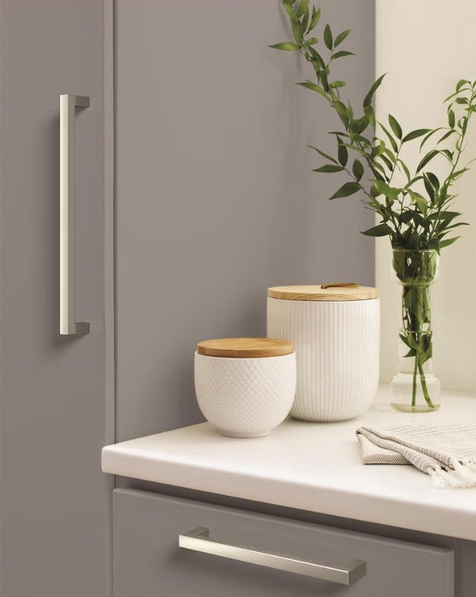AMEROCK Monument Square Handle Pulls in Polished Nickel (+8 Sizes)