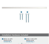 AMEROCK Monument Square Handle Pulls in Polished Nickel (+8 Sizes)