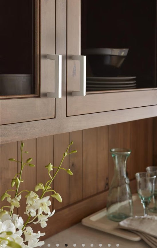 AMEROCK Monument Square Handle Pulls in Polished Nickel (+8 Sizes)
