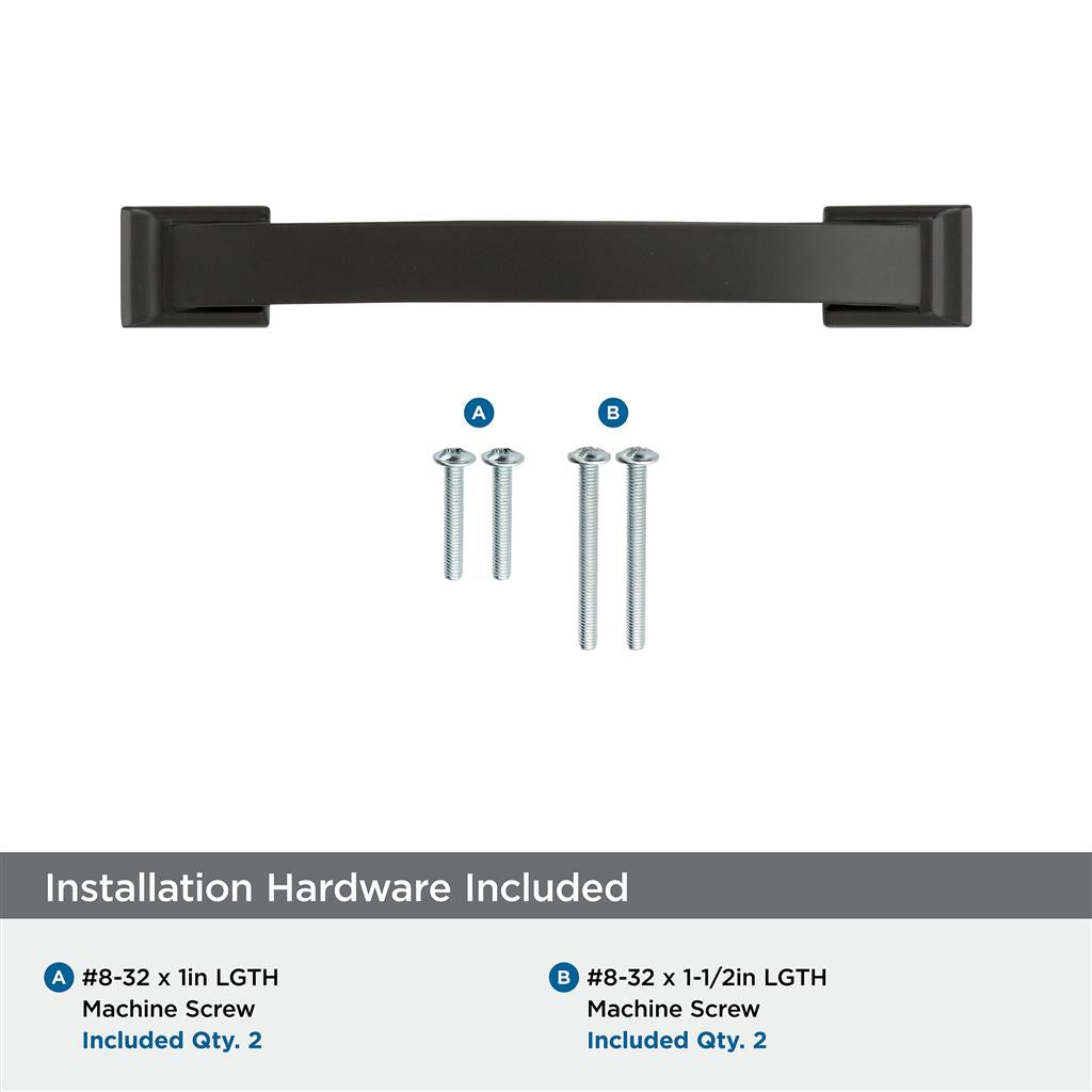 AMEROCK Candler Handle Cabinet Pull in Black Bronze (+8 Sizes)