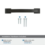 AMEROCK Candler Handle Cabinet Pull in Black Bronze (+8 Sizes)