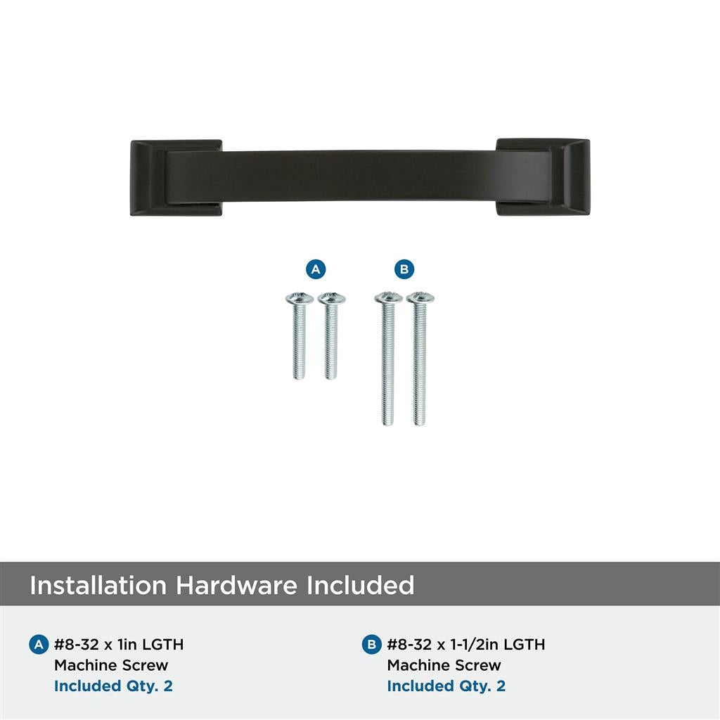 AMEROCK Candler Handle Cabinet Pull in Black Bronze (+8 Sizes)
