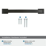 AMEROCK Candler Handle Cabinet Pull in Black Bronze (+8 Sizes)