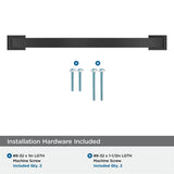 AMEROCK Candler Handle Cabinet Pull in Black Bronze (+8 Sizes)