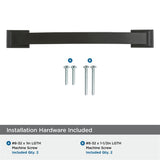 AMEROCK Candler Handle Cabinet Pull in Black Bronze (+8 Sizes)