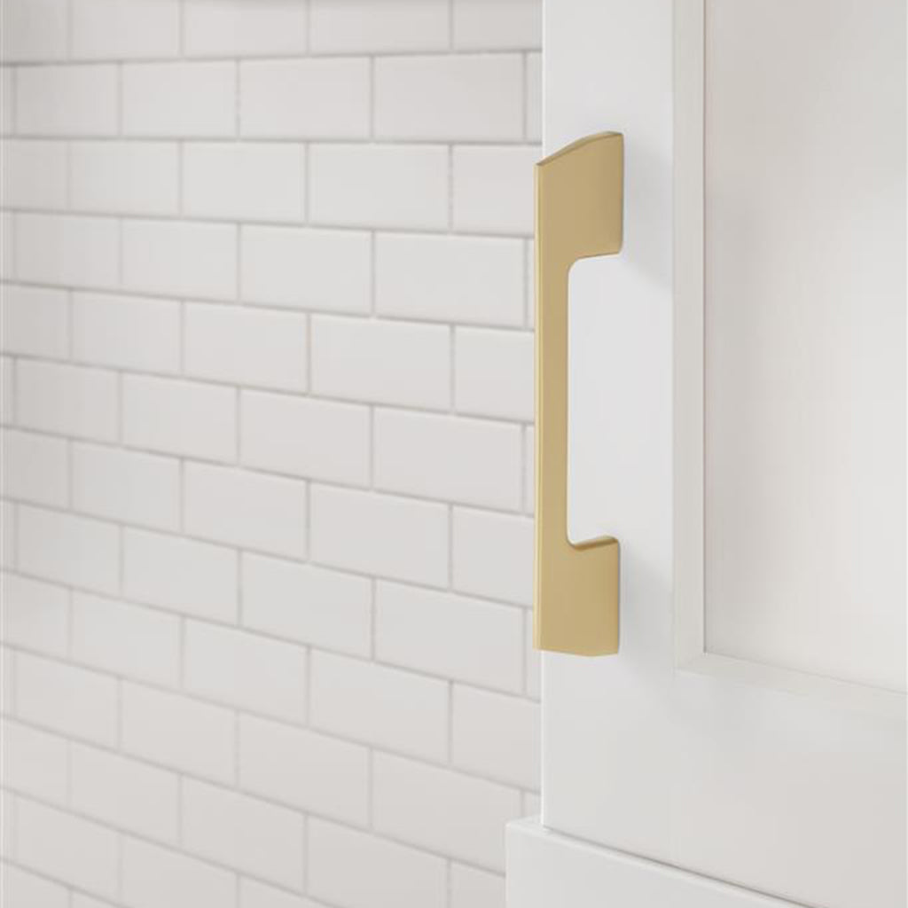 AMEROCK Angle Cabinet Handle Pull in Champagne Bronze (+6 Sizes)