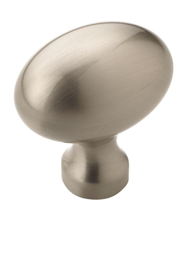 AMEROCK Allison 1-3/8" Oval Cabinet Knob - Satin Nickel BP53014-G10 Mainview