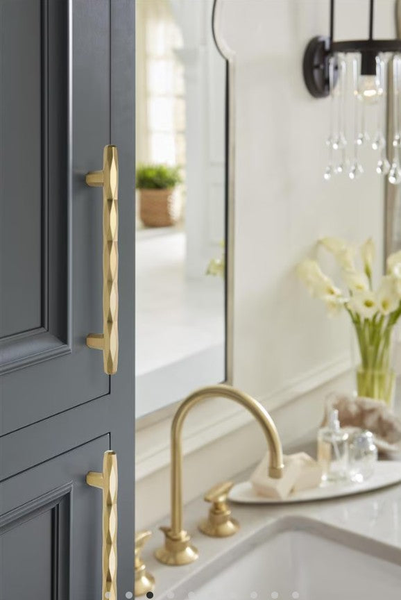 AMEROCK St. Vincent Geometric Bar Pulls in Champagne Bronze (+6 Sizes)