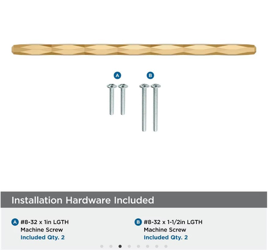 AMEROCK St. Vincent Geometric Bar Pulls in Champagne Bronze (+6 Sizes)