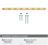 AMEROCK St. Vincent Geometric Bar Pulls in Champagne Bronze (+6 Sizes)
