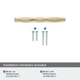 AMEROCK St. Vincent Geometric Bar Pulls in Champagne Bronze (+6 Sizes)
