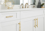 AMEROCK St. Vincent Geometric Bar Pulls in Champagne Bronze (+6 Sizes)