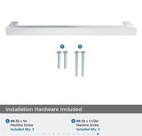 AMEROCK Monument Square Handle Pulls in Polished Chrome (+8 Sizes)