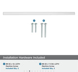AMEROCK Monument Square Handle Pulls in Polished Chrome (+8 Sizes)