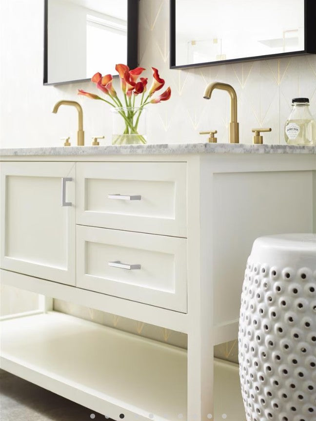 AMEROCK Monument Square Handle Pulls in Polished Chrome (+8 Sizes)