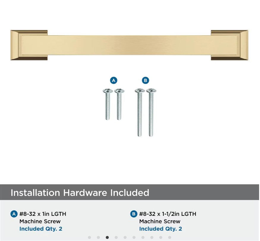 AMEROCK Candler Handle Cabinet Pull in Champagne Bronze (+8 Sizes)