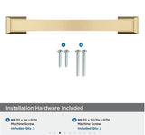 AMEROCK Candler Handle Cabinet Pull in Champagne Bronze (+8 Sizes)