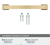AMEROCK Candler Handle Cabinet Pull in Champagne Bronze (+8 Sizes)