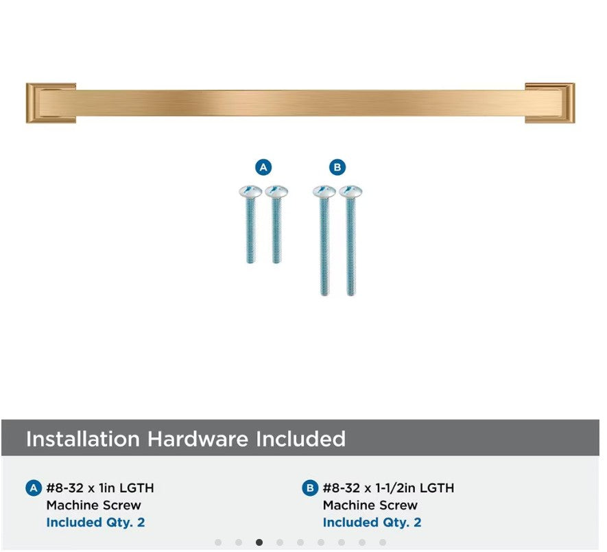AMEROCK Candler Handle Cabinet Pull in Champagne Bronze (+8 Sizes)