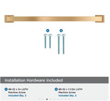 AMEROCK Candler Handle Cabinet Pull in Champagne Bronze (+8 Sizes)