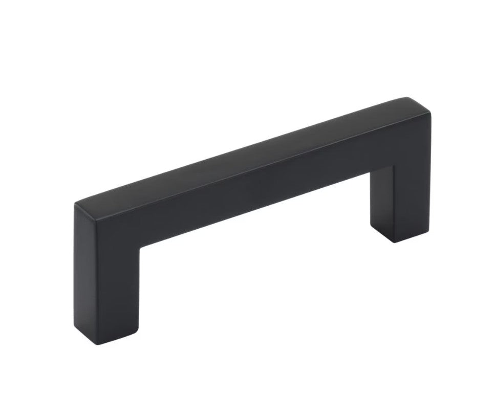 AMEROCK Monument Square Handle Pulls in Flat Black (+8 Sizes)