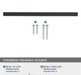 AMEROCK Monument Square Handle Pulls in Flat Black (+8 Sizes)