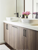 AMEROCK Monument Square Handle Pulls in Flat Black (+8 Sizes)